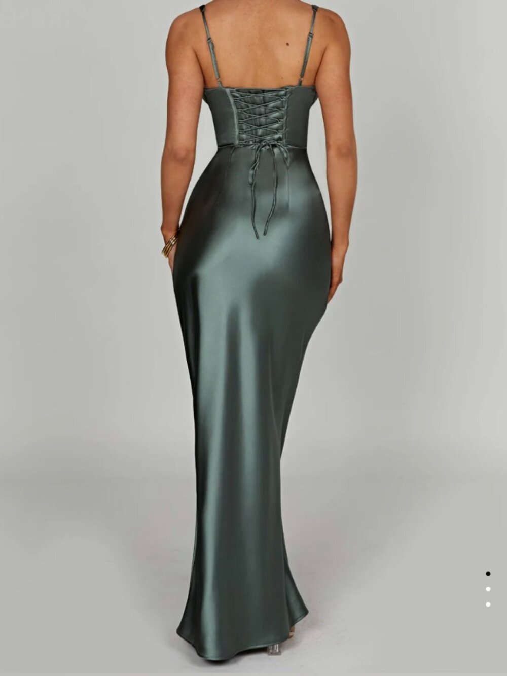Baby Boo Shae Maxi Dress Sage NWT Size XS - Picture 2 of 4